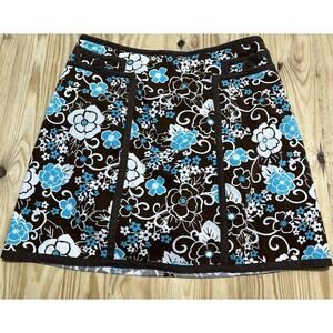Harold’s Floral Zip Skort Size 10